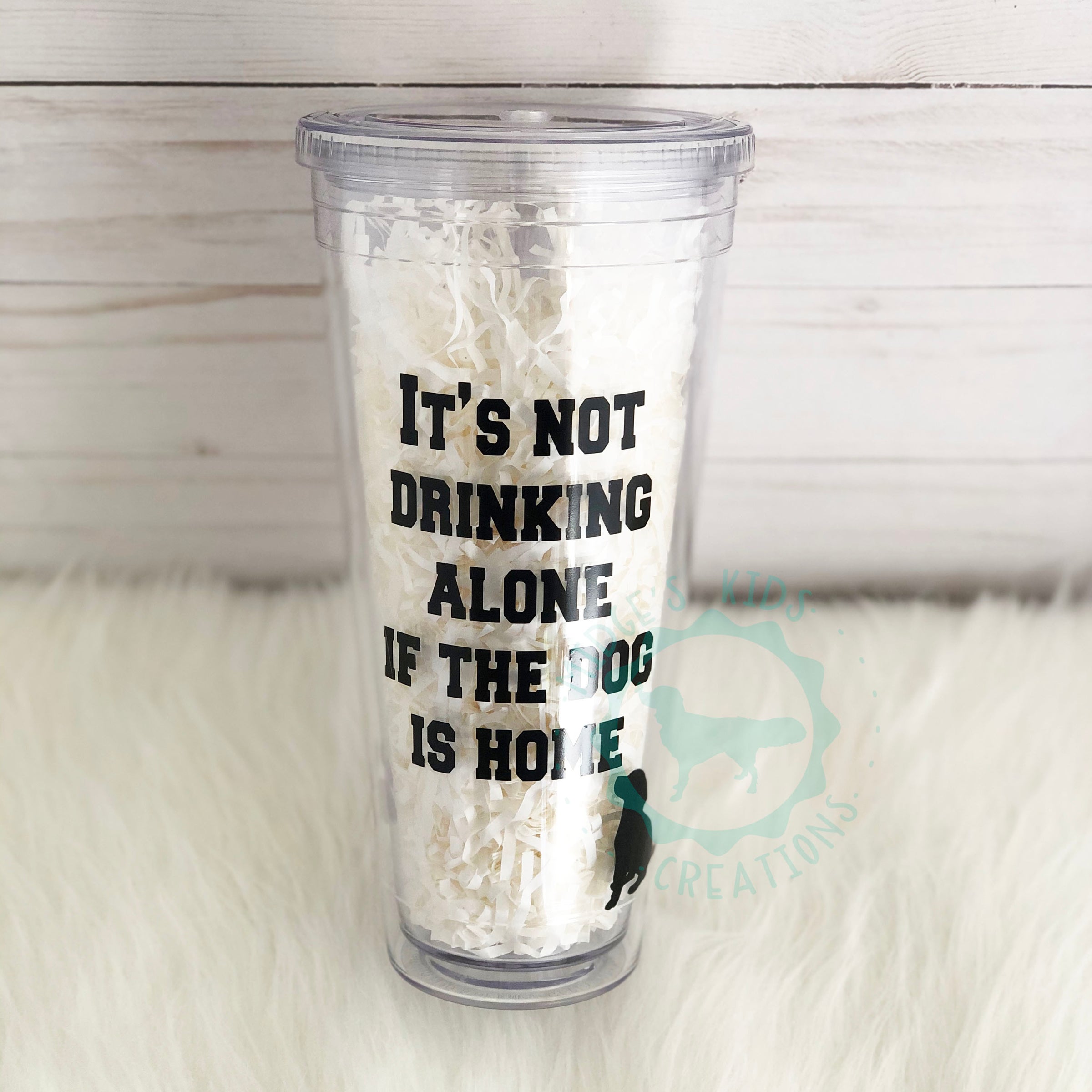 Acrylic Tumbler with Straw, Candy Bow – That Cute Little Shop